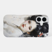 少女の芸者 iPhone 16ケース (裏面横)
