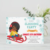 少女の誕生日の招待状 シーズンカード (スタンド正面)