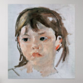 少女の頭 ポスター (正面)