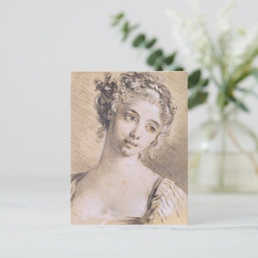 少女の頭 ポストカード (スタンド正面)