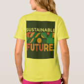 少女はクスクスのマスターTシャツを着て楽しむ Tシャツ (裏面)