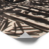 少女は椅子に座って(ca. 1917-1918) Canvas Print ポスター (角)