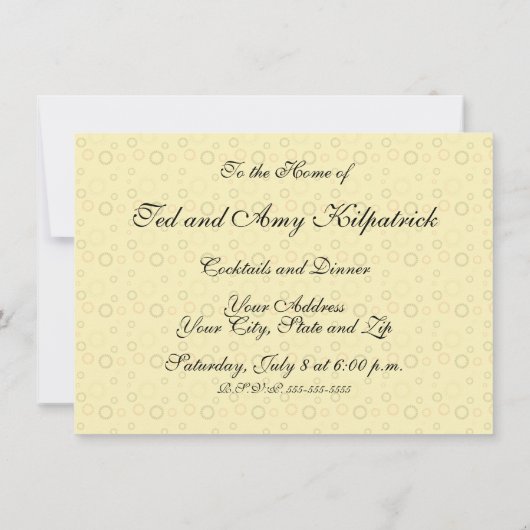 少女エルフ妖精水仙アンティークイースター 招待状 (裏面)