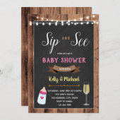 少女シャワーパーティの招待状 招待状 (正面/裏面)