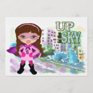 少女スーパーヒーローの招待状 招待状