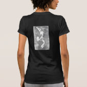 少女ダンサー 自由/自由に生きる Tシャツ (裏面)