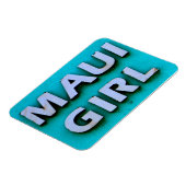 少女マウイグリーン マグネット (左側)