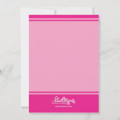 少女空手をテーマにしたバースデーパーティ招待状 招待状 (裏面)