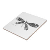 「少女」はトンボです タイル (側面)