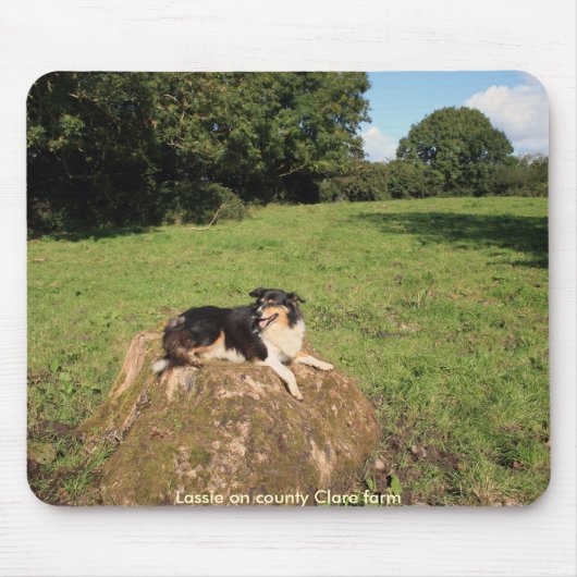 少女;ラッシー マウスパッド (正面)