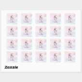 少女、第一回聖体拝領の天使 スクエアシール (シート)