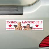 少尉Sanford 2012年 バンパーステッカー (車上)