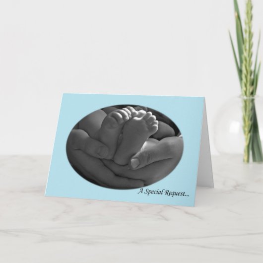 少年からのブルーゴッドファーザーの要求を呼び出した。 招待状 (正面)