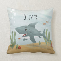 少年かわいい青い海サメの子供