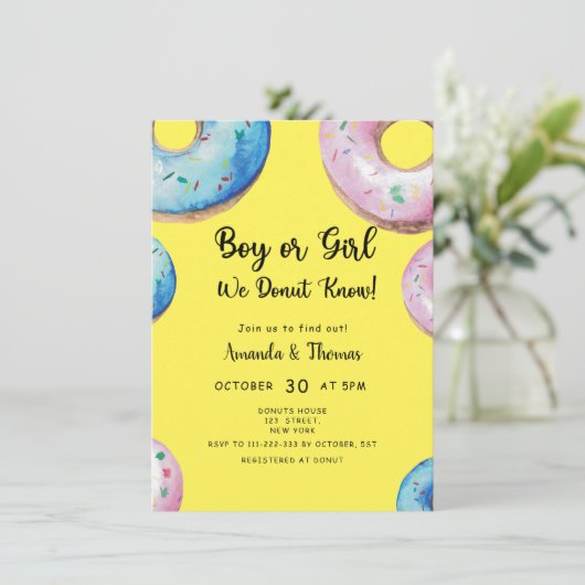 少年か少女か!分かってる!性差別の暴露Invitati 招待状 (スタンド正面)