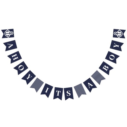 少年がバンティング航海のフラッグを作る バンティングフラッグ (全)