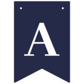 少年がバンティング航海のフラッグを作る バンティングフラッグ (第2の旗)