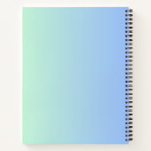 少年が描かれたノート ノートブック (裏面)