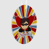 少年すごいの漫画をテーマにした子供の写真集オルナム オーナメント (正面)