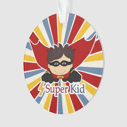 少年すごいの漫画をテーマにした子供の写真集オルナム オーナメント (正面)