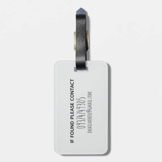 少年たちがかわいいジャングルタイガーと子どもたちの名前を挙げる ラゲッジタグ (裏面縦)