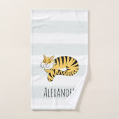. .少年たちが子どもという名前の可愛いジャングル虎 バスタオルセット (ハンドタオル)