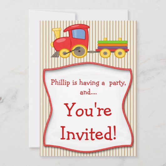 少年たちが誕生日パーティーの招待をトレーニング 招待状 (正面)