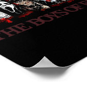 少年たちの秋ヴィンテージ怖いホラー映画ハロー ポスター (角)