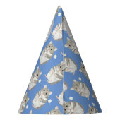 少年たちはパーティー帽子とグレーとホワイトハムスターを名付けた パーティーハット (裏面)