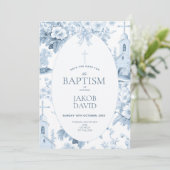 少年たちは日付を保存し、ブルートイルフローラバプテスマ 招待状 (スタンド正面)