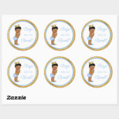 少年たちは爆弾だ!浴用景品等ブルー金ゴールドクラシック ラウンドシール (シート)