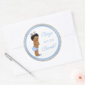 少年たちは爆弾だ!浴用景品等青色銀種 ラウンドシール (封筒)