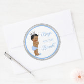 少年たちは爆弾だ!浴用景品等青色銀種 ラウンドシール (封筒)