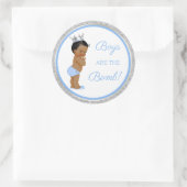 少年たちは爆弾だ！浴用景品等青色銀種 ラウンドシール (バッグ)