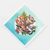 少年だ |ウッドランドの生き物の赤ちゃんシャワー (コーナー)