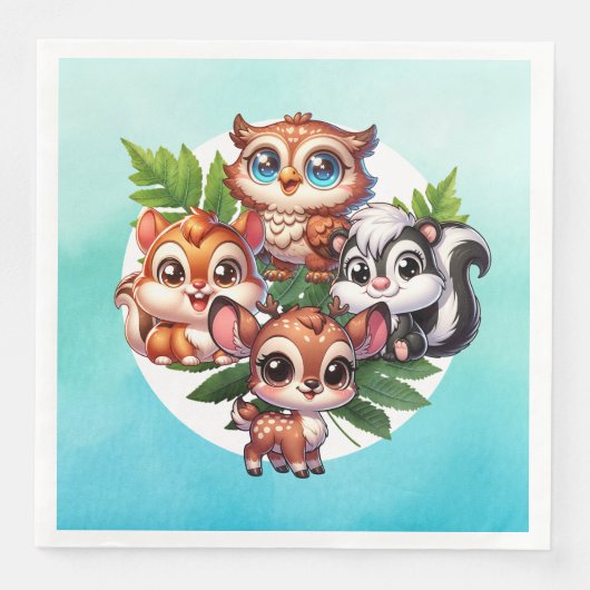 少年だ |ウッドランドの生き物の赤ちゃんシャワー (正面)