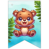 少年だ |ウッドランドの生き物の赤ちゃんシャワー バンティングフラッグ (第2の旗)