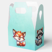 少年だ |ウッドランドの生き物の赤ちゃんシャワー フェイバーボックス (オープン)