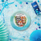 少年だ |ウッドランドの生き物の赤ちゃんシャワー ペーパープレート (パーティー)