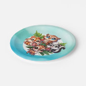 少年だ |ウッドランドの生き物の赤ちゃんシャワー ペーパープレート (アングル)