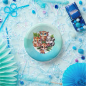 少年だ |ウッドランドの生き物の赤ちゃんシャワー ペーパーボウル (パーティー)