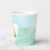 少年だ |ベビーと彼の犬の赤ちゃんシャワー 紙コップ (左)