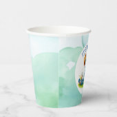 少年だ |ベビーと彼の犬の赤ちゃんシャワー 紙コップ (右)