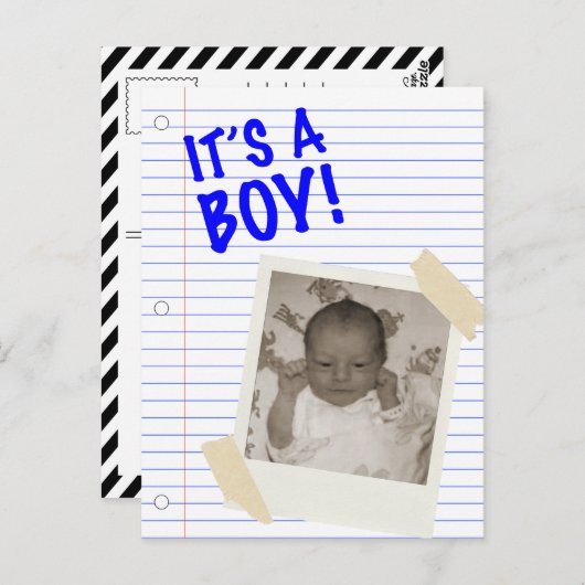 少年だ ポストカード (正面/裏面)