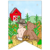 少年だ |少年の赤ちゃんシャワー バンティングフラッグ (第2の旗)