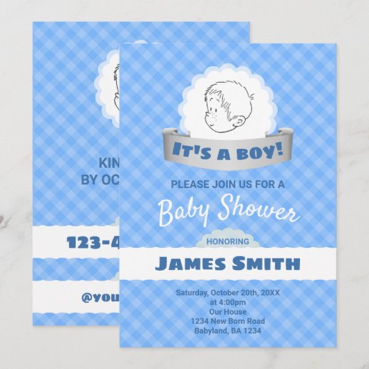 少年だ 招待状 (正面/裏面)