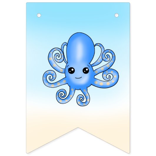 少年だ |海の下で赤ちゃんシャワーをパーソナライズ バンティングフラッグ (第2の旗)