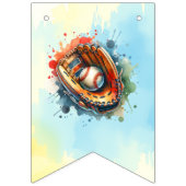 少年だ | 野球用ベビーシャワー バンティングフラッグ (第1の旗)