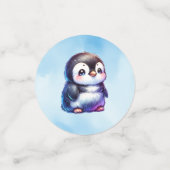 少年だ | Polar Arctic Winter Baby Shower コンフェッティ (スモール正面)