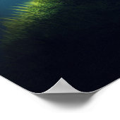 少年とキツネ。幼児向けアートイラスト ポスター (角)